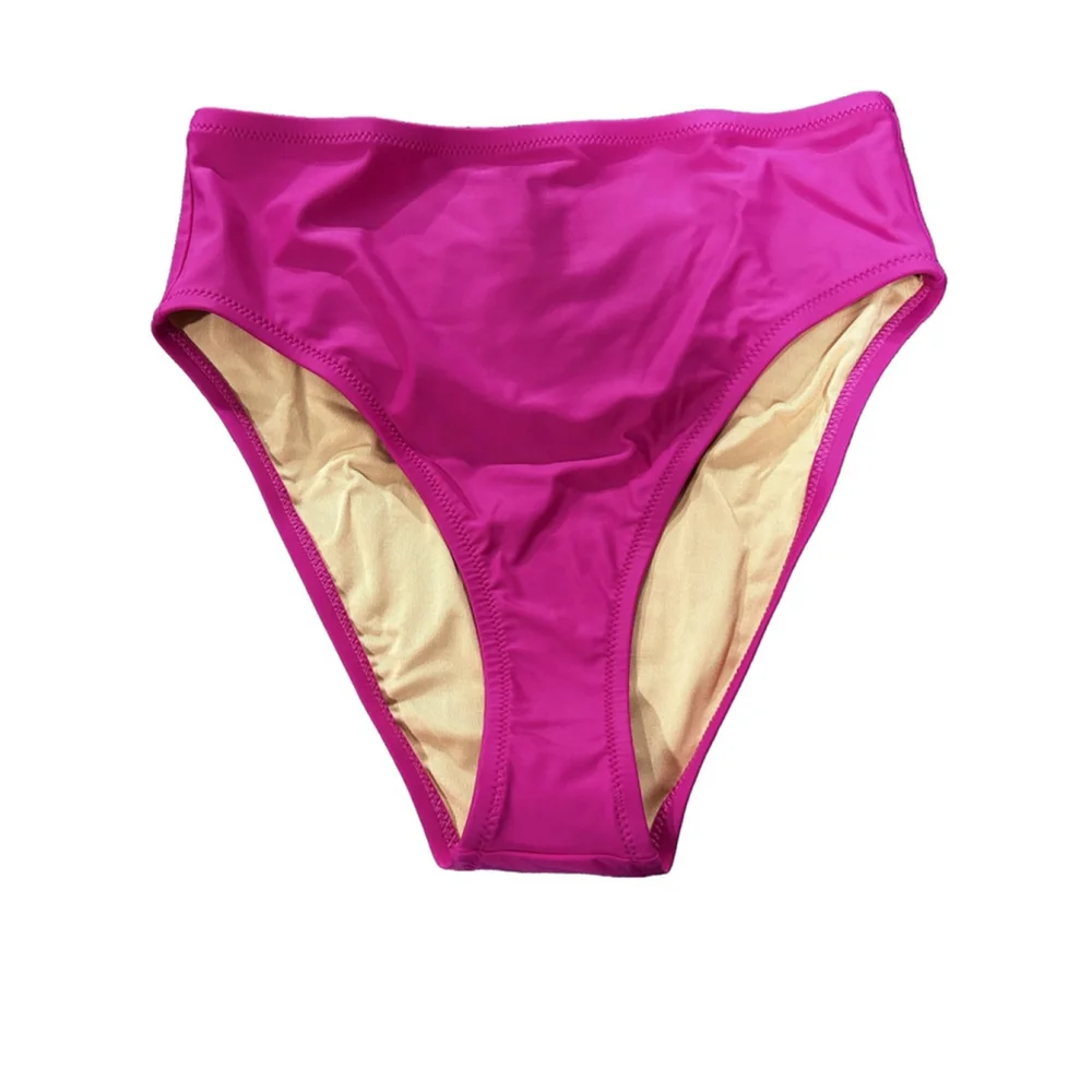J.Crew Hallie bikini bottom size medium in pink